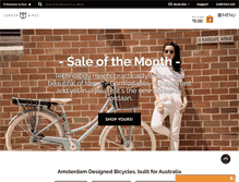 Tablet Screenshot of lekkerbikes.com.au